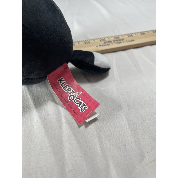 Kleptocats Plush 6” Skeleton Cat Kitty Black & White Bones - Picture 4 of 5